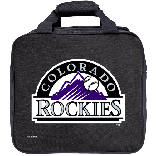 KR Strikeforce MLB Colorado Rockies Single Ball, Shoe and Accessory Tote Bowling Bag