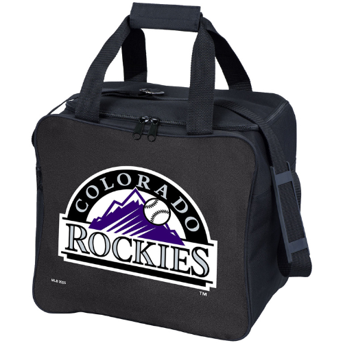 KR Strikeforce MLB Colorado Rockies Single Ball, Shoe and Accessory Tote Bowling Bag
