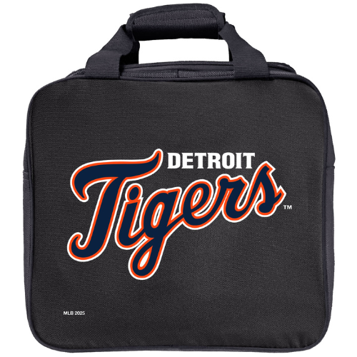 KR Strikeforce MLB Detroit Tigers Single Ball, Shoe and Accessory Tote Bowling Bag