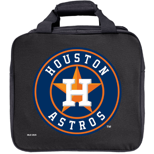KR Strikeforce MLB Houston Astros Single Ball, Shoe and Accessory Tote Bowling Bag