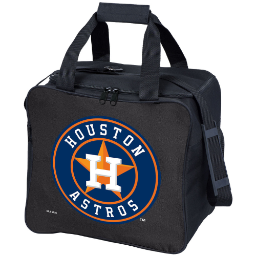KR Strikeforce MLB Houston Astros Single Ball, Shoe and Accessory Tote Bowling Bag