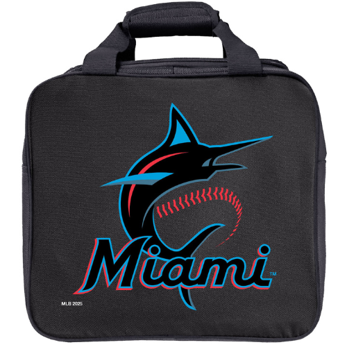 KR Strikeforce MLB Miami Marlins Single Ball, Shoe and Accessory Tote Bowling Bag