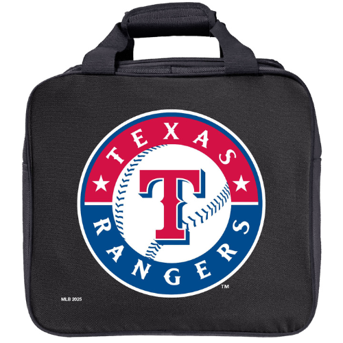 KR Strikeforce MLB Texas Rangers Single Ball, Shoe and Accessory Tote Bowling Bag