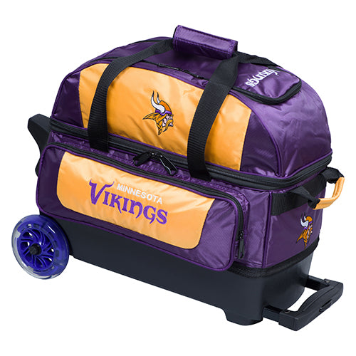 KR Strikeforce NFL Double Roller Minnesota Vikings Bowling Bag