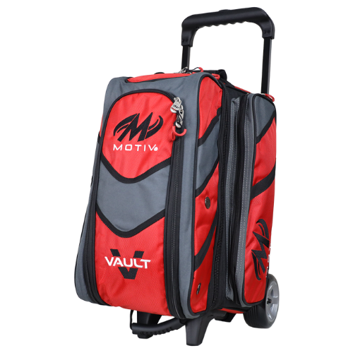 Motiv Vault 2 Ball Roller Fire Red Bowling Bag