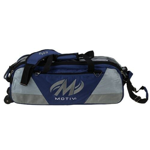 Motiv Ballistix Triple Tote Navy Bowling Bag