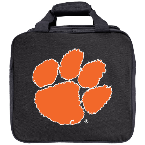 KR Strikeforce NCAA Clemson University Single Ball, Shoe and Accessory Tote Bowling Bag