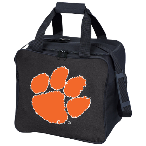 KR Strikeforce NCAA Clemson University Single Ball, Shoe and Accessory Tote Bowling Bag