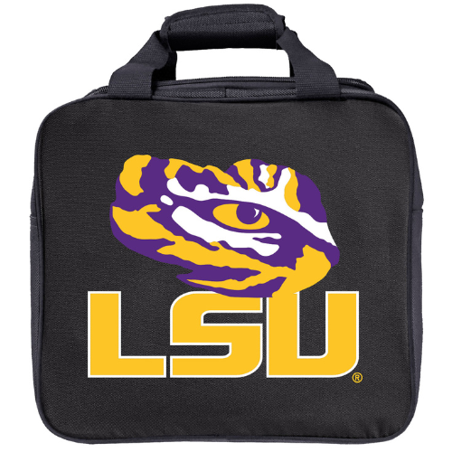 KR Strikeforce NCAA LSU Single Ball, Shoe and Accessory Tote Bowling Bag