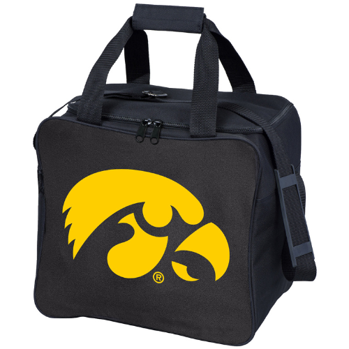 KR Strikeforce NCAA University of Iowa Single Ball, Shoe and Accessory Tote Bowling Bag