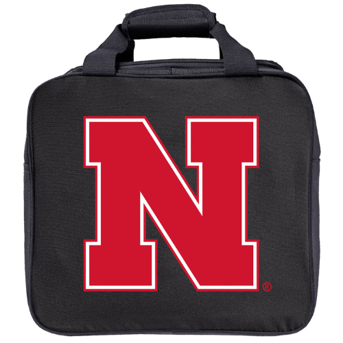 KR Strikeforce NCAA University of Nebraska Single Ball, Shoe and Accessory Tote Bowling Bag