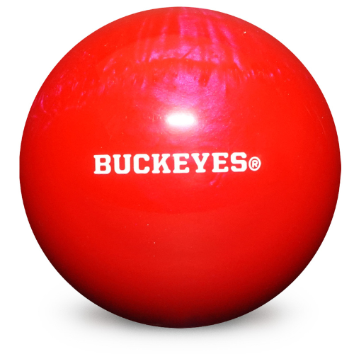 NCAA Engraved Plastic Ohio State Buckeyes Undrilled Bowling Ball
