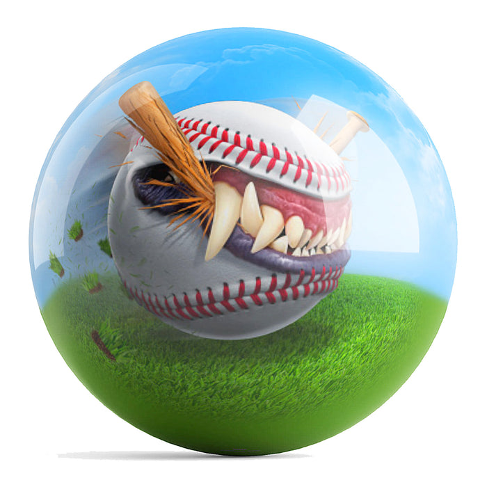 OnTheBallBowling Baseball Monster Ball Bowling Ball by Tom Wood