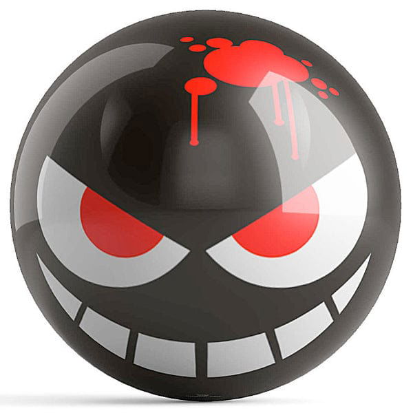 OnTheBallBowling Dave Savage Design Bloody Grin Bowling Ball