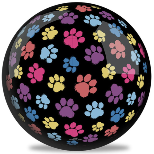 OnTheBallBowling Paw Prints Bowling Balls