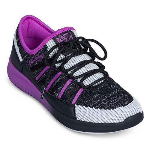 Prime Day Deal KR Strikeforce Womens Jazz Black/Purple Bowling Shoes