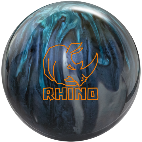 Brunswick Rhino Blue Cadet Grey Silver Bowling Ball