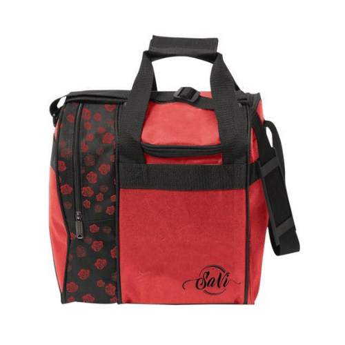 SaVi Red Rose Single Tote Bowling Bag