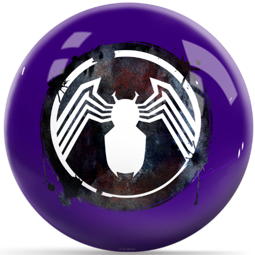 OnTheBallBowling Spider Man Venom Undrilled Bowling Ball