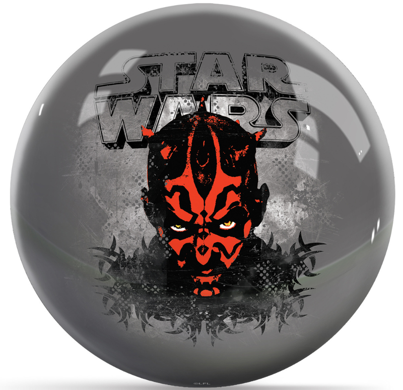 OnTheBallBowling Star Wars Darth Maul Dark Side Undrilled Bowling Ball