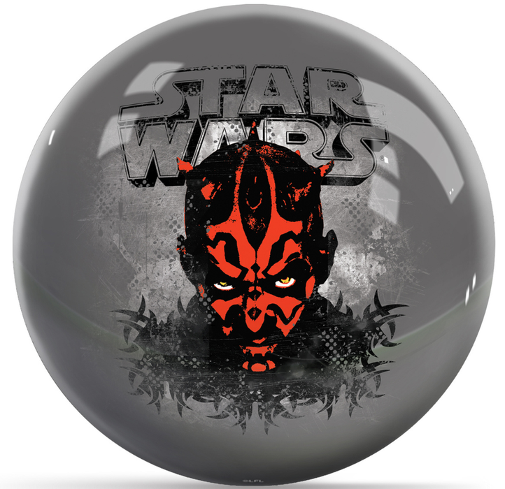 OnTheBallBowling Star Wars Darth Maul Dark Side Undrilled Bowling Ball