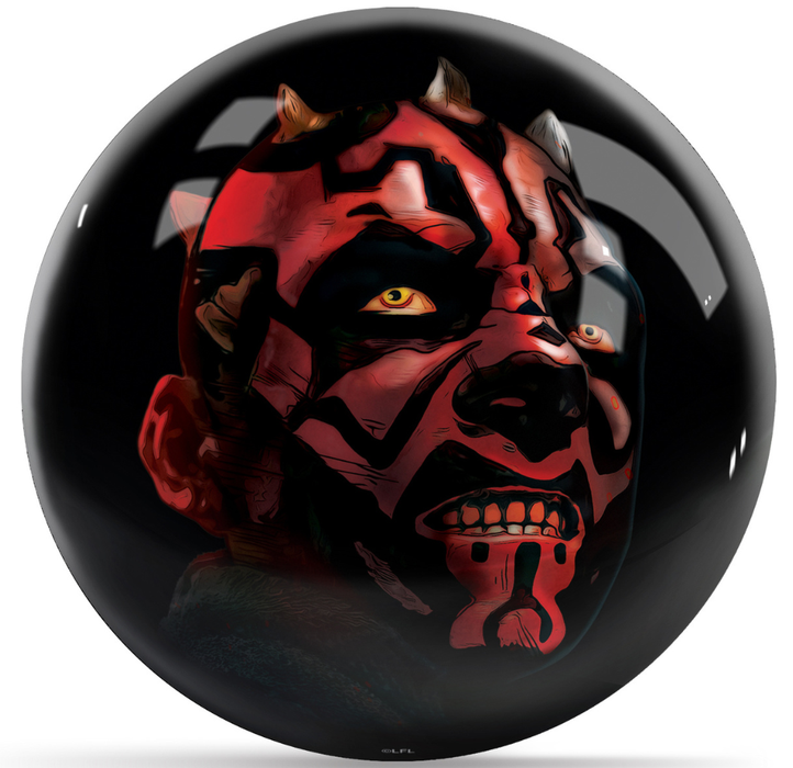 OnTheBallBowling Star Wars Darth Maul Undrilled Bowling Ball