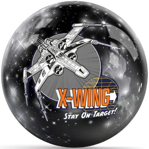 OnTheBallBowling Star Wars X-Wing Starfighter Undrilled Bowling Ball