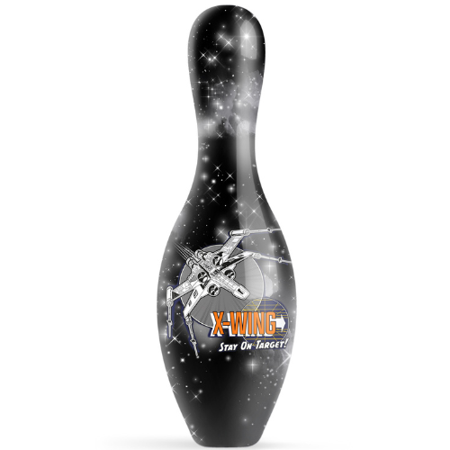 OnTheBallBowling Star Wars X-wing Starfighter Power the Force Bowling Pin