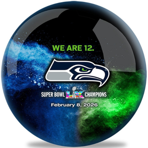 OnTheBallBowling Super Bowl LX Champion Seattle Seahawks Bowling Ball