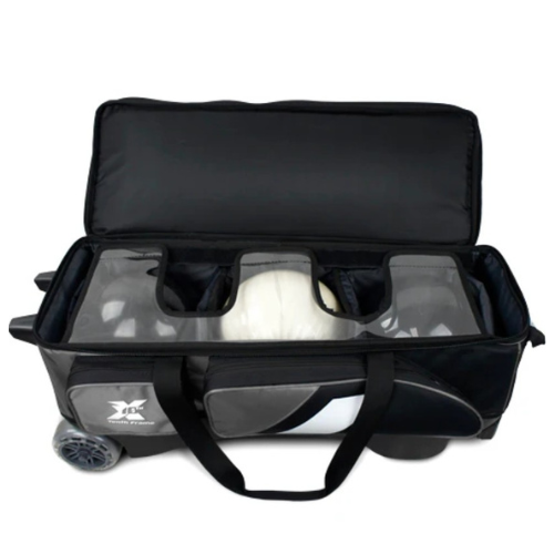 Tenth Frame Deluxe Triple Roller Grey Bowling Bags