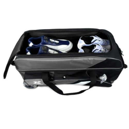 Tenth Frame Deluxe Triple Roller Grey Bowling Bags
