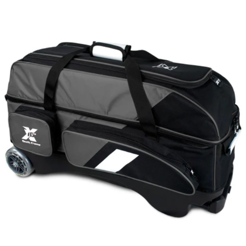 Tenth Frame Deluxe Triple Roller Grey Bowling Bags