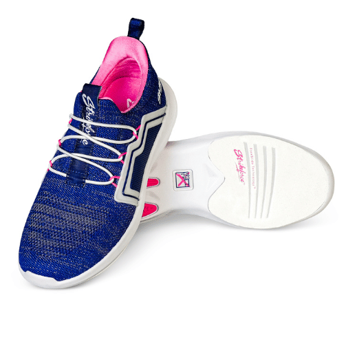 KR Strikeforce The Milan Navy/Pink Women's Athletic Bowling Shoes