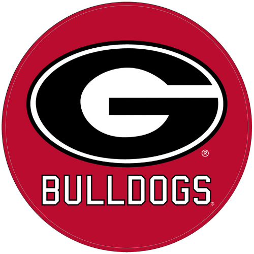 KR Strikeforce University of Georgia Bulldogs Round Bowling Ball Cleaning Shammy