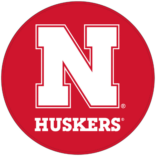 KR Strikeforce University of Nebraska Cornhuskers Round Bowling Ball Cleaning Shammy