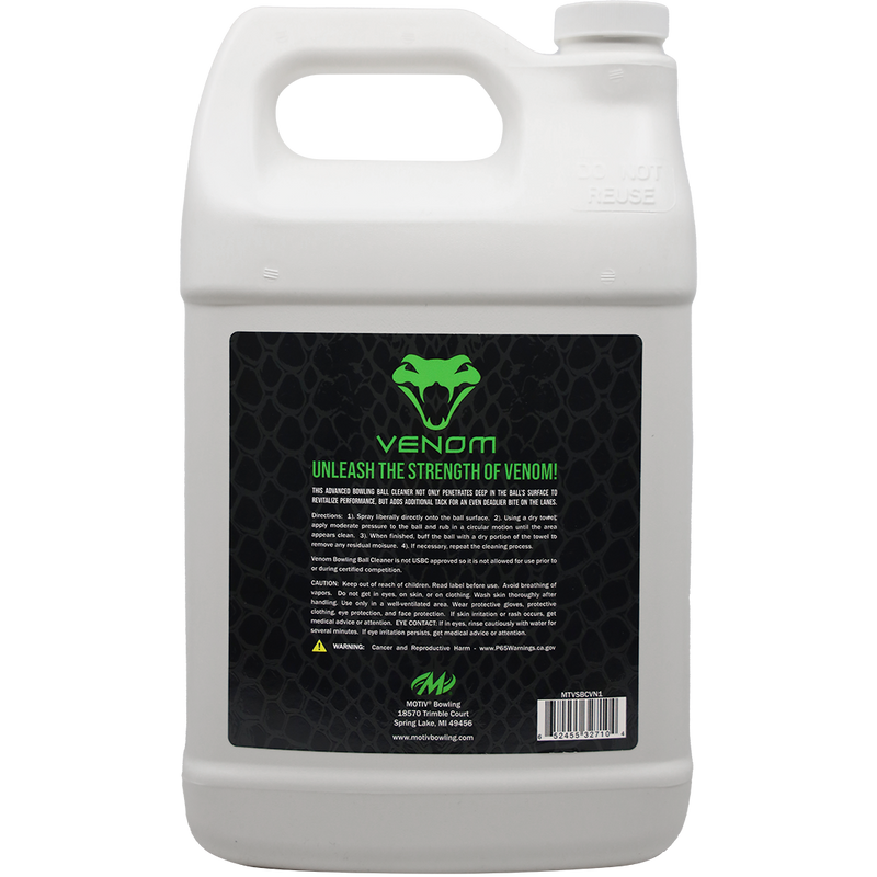 Motiv Venom Bowling Ball Cleaner Refill - 1 Gallon