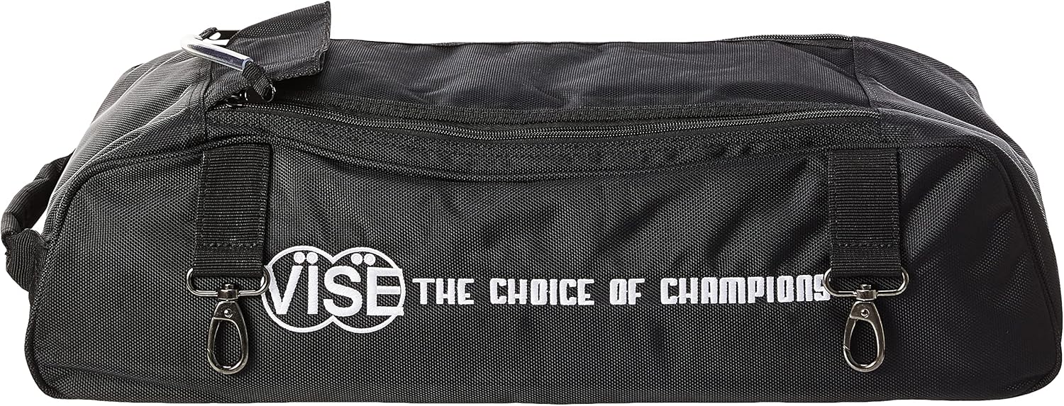Vise 3 Ball Add-On Shoe Bag - Black Bowling Bag
