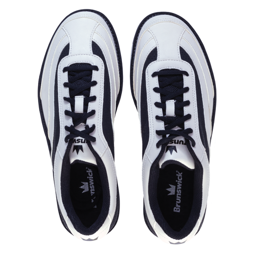 Brunswick Men’s Rampage Interchangeable White Right Hand Bowling Shoes