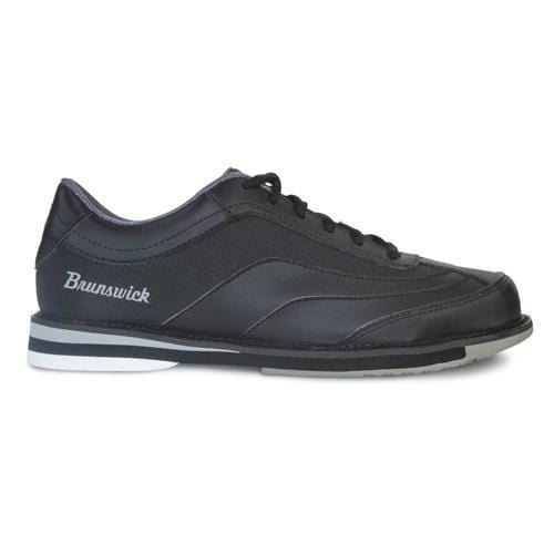 Brunswick Mens Rampage Interchangeable Black Left Hand Bowling Shoes