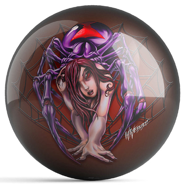 OnTheBallBowling Black Widow Bowling Ball by William Webb ll