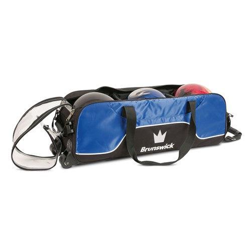 Brunswick Crown Triple Tote Balls Only Royal Bowling Bag-Bowling Bag-DiscountBowlingSupply.com