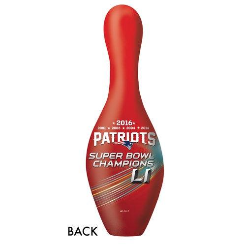 OnTheBallBowling 2017 Super Bowl 51 Champions Patriots Bowling Pin-Bowling Pin-DiscountBowlingSupply.com