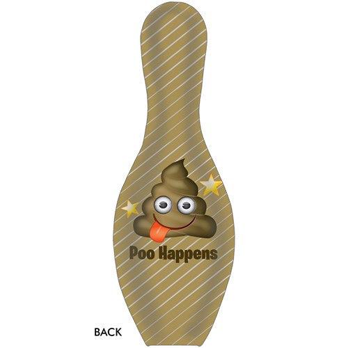 OnTheBallBowling Bowling Emoji Poo Happens Bowling Pin-Bowling Pin-DiscountBowlingSupply.com