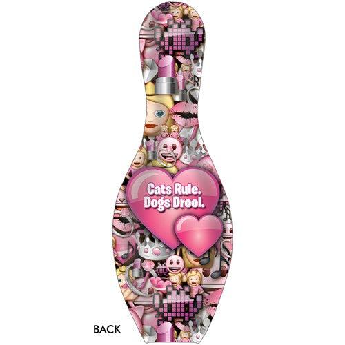 OnTheBallBowling Bowling Emoji Cats Rule Bowling Pin-Bowling Pin-DiscountBowlingSupply.com
