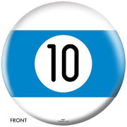 OnTheBallBowling Billiards Bowling Ball Blue Stripe 10 Ball-Bowling Ball