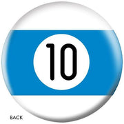 OnTheBallBowling Billiards Bowling Ball Blue Stripe 10 Ball-Bowling Ball