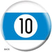 OnTheBallBowling Billiards Bowling Ball Blue Stripe 10 Ball-Bowling Ball