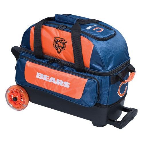 KR Strikeforce NFL Double Roller Chicago Bears Bowling Bag-Bowling Bag
