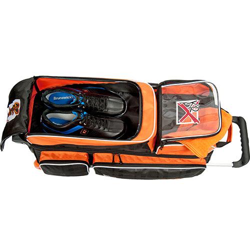 KR Strikeforce Krush Orange Black Triple Roller Bowling Bag