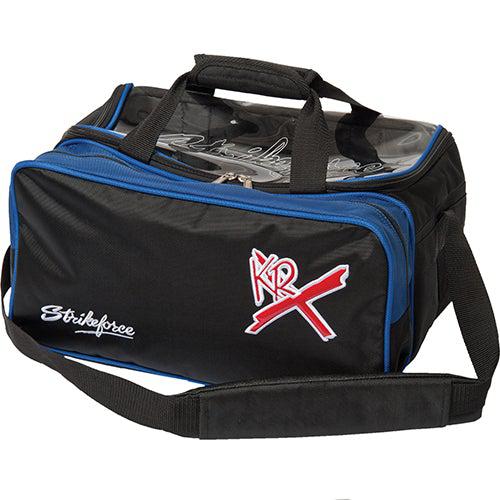 KR Strikeforce Royal Flush Double Tote Royal Black Bowling Bag-Bowling Bag-DiscountBowlingSupply.com
